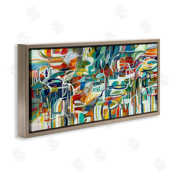 Stupell Industries Lisa Ridgers | Chaotic Doodle Shapes Wall Art
