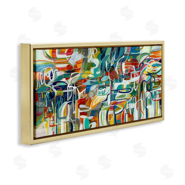 Stupell Industries Lisa Ridgers | Chaotic Doodle Shapes Wall Art