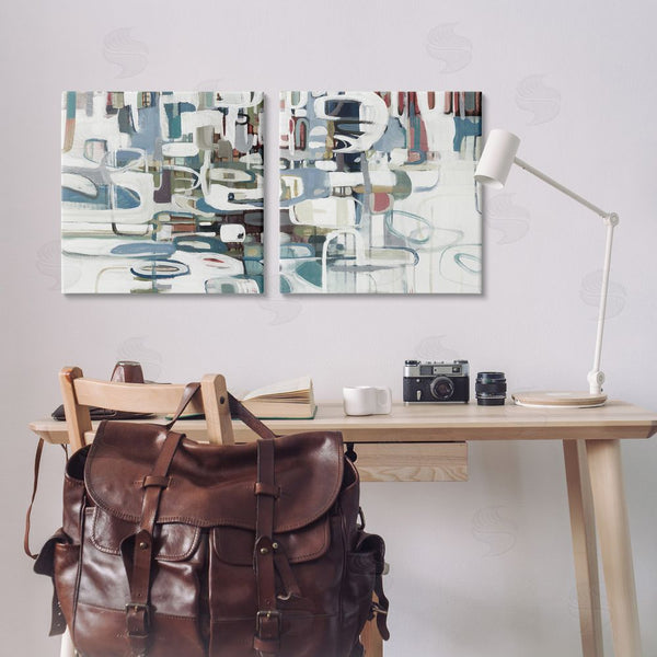 Stupell Industries Lisa Ridgers | Chaotic Intertwining Shapes Wall Art