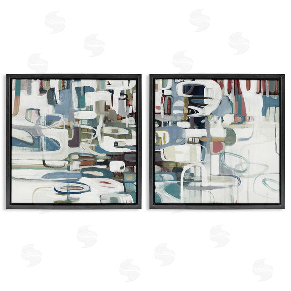 Stupell Industries Lisa Ridgers | Chaotic Intertwining Shapes Wall Art