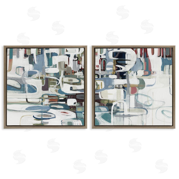 Stupell Industries Lisa Ridgers | Chaotic Intertwining Shapes Wall Art