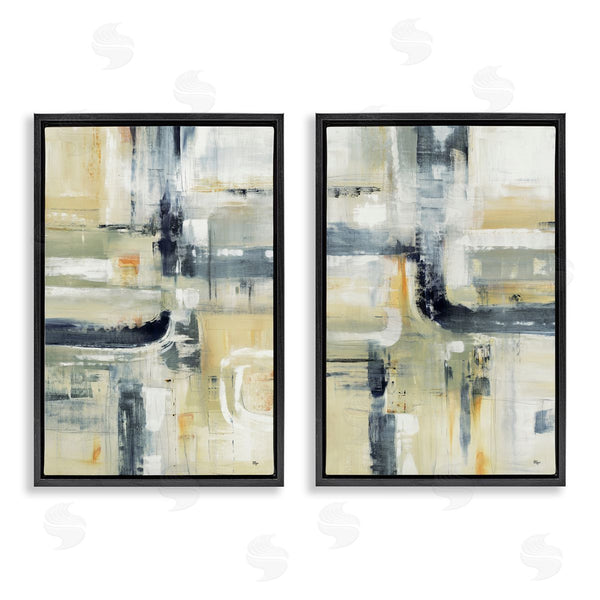 Stupell Industries Lisa Ridgers | Expressive Neutrals Composition