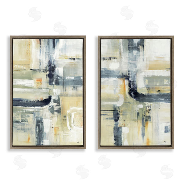 Stupell Industries Lisa Ridgers | Expressive Neutrals Composition