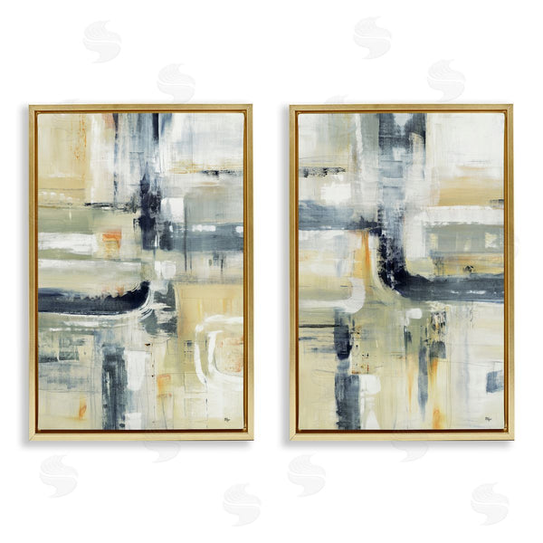 Stupell Industries Lisa Ridgers | Expressive Neutrals Composition