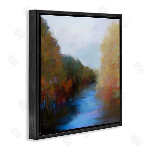 Stupell Industries Lisa Ridgers | Flowing River Nature Trees Foliage Wall Art
