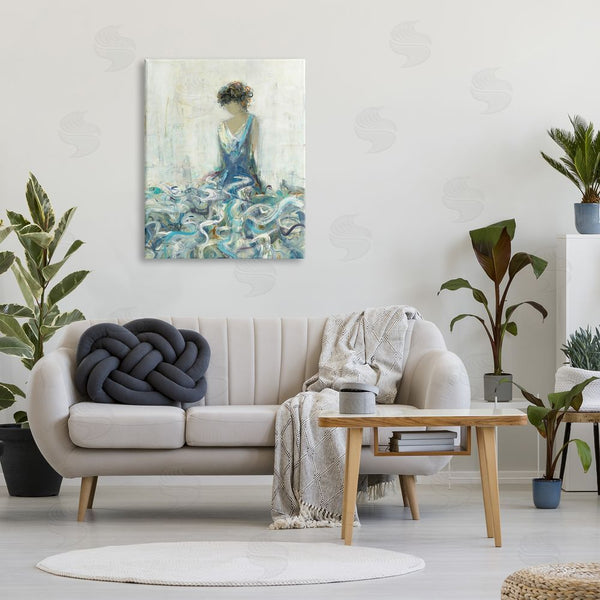 Stupell Industries Lisa Ridgers | Woman In Gown Abstraction Wall Art
