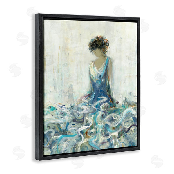 Stupell Industries Lisa Ridgers | Woman In Gown Abstraction Wall Art