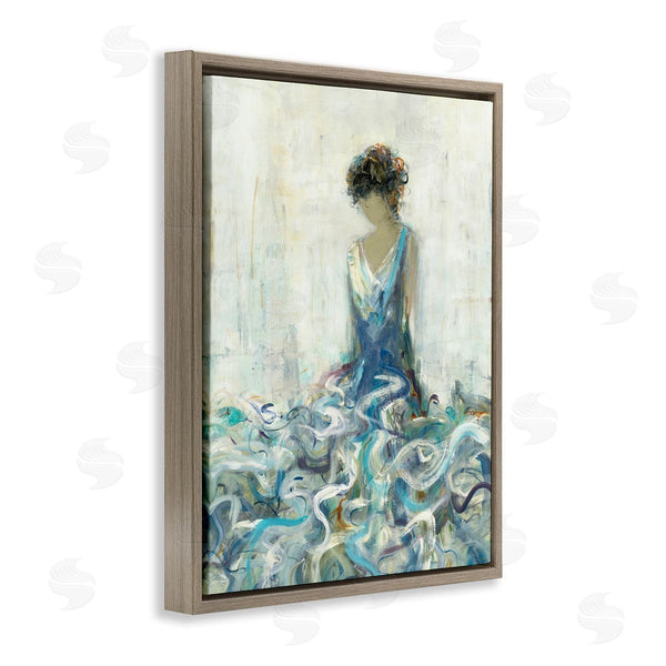 Stupell Industries Lisa Ridgers | Woman In Gown Abstraction Wall Art