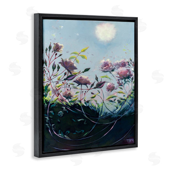 Stupell Industries Lisa Timmerman | Surreal Intertwining Flower Stems Modern Sky Landscape Wall Art