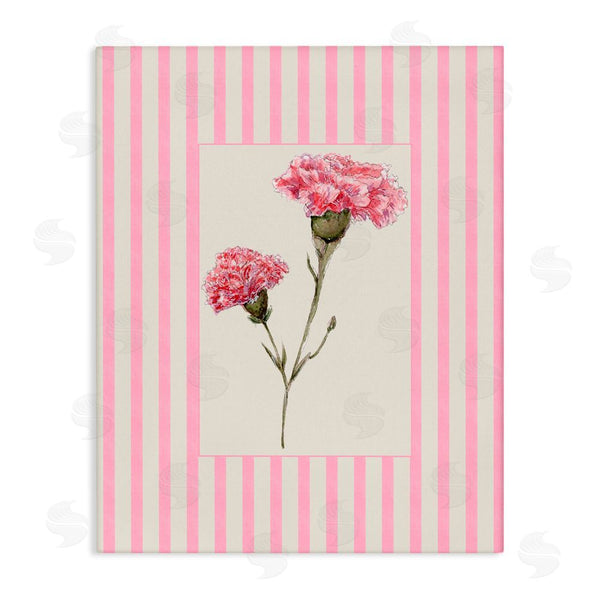 stupell industries Lisa Wehmeyer | Pink Stripe Carnation Wall Art