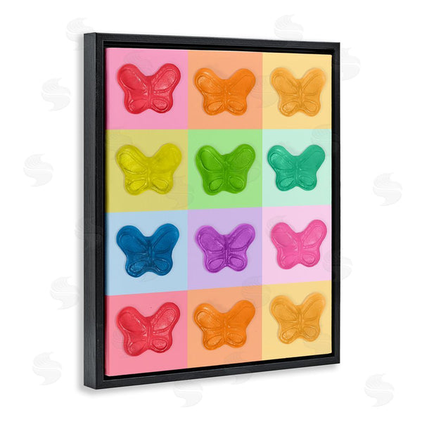 Stupell Industries LISH Creative | Candy Butterfly Rainbow Wall Art