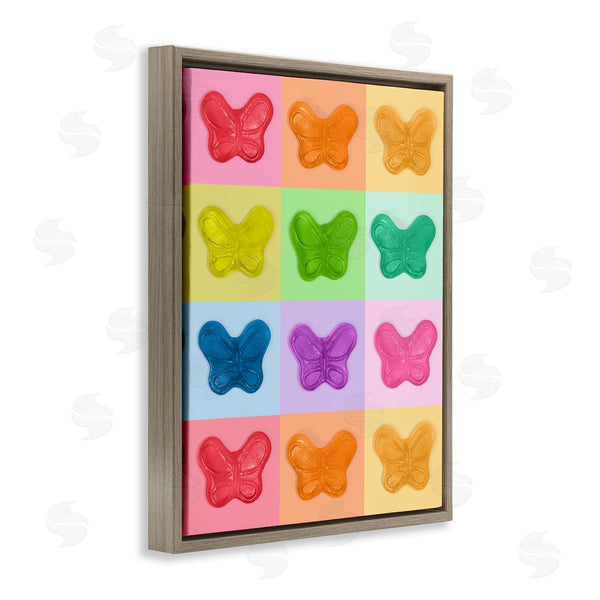 Stupell Industries LISH Creative | Candy Butterfly Rainbow Wall Art