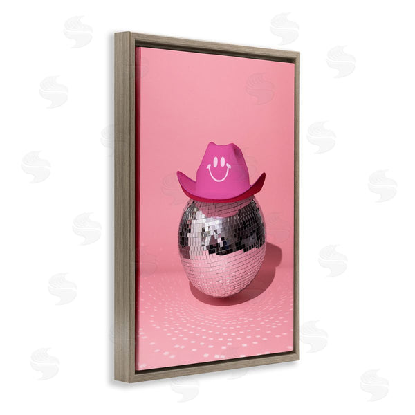 Stupell Industries LISH Creative | Disco Ball With Cowboy Hat