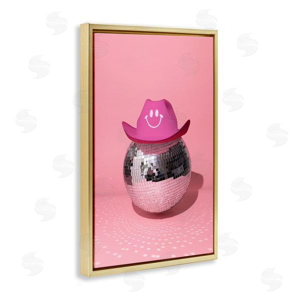 Stupell Industries LISH Creative | Disco Ball With Cowboy Hat