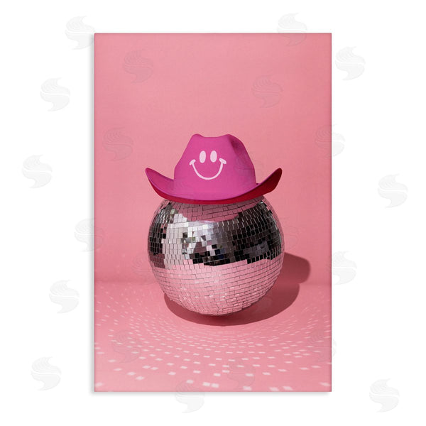 stupell industries LISH Creative | Disco Ball with Cowboy Hat