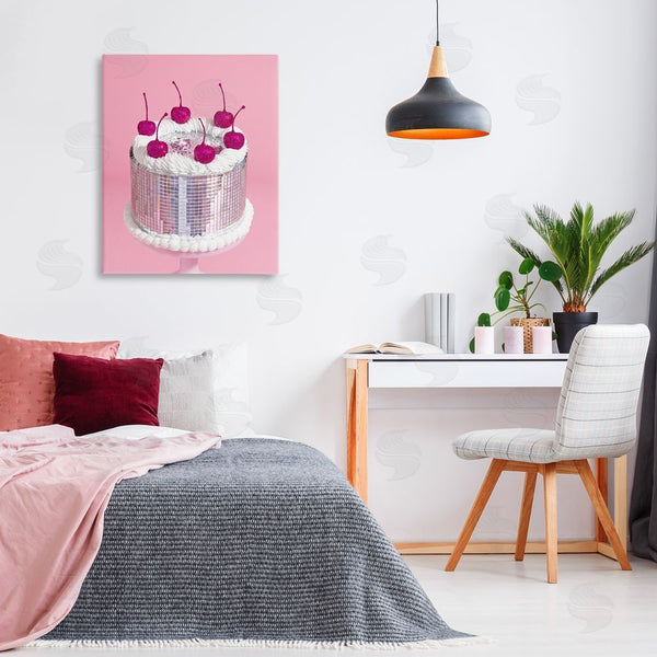 Stupell Industries LISH Creative | Disco Pattern Cake Wall Art