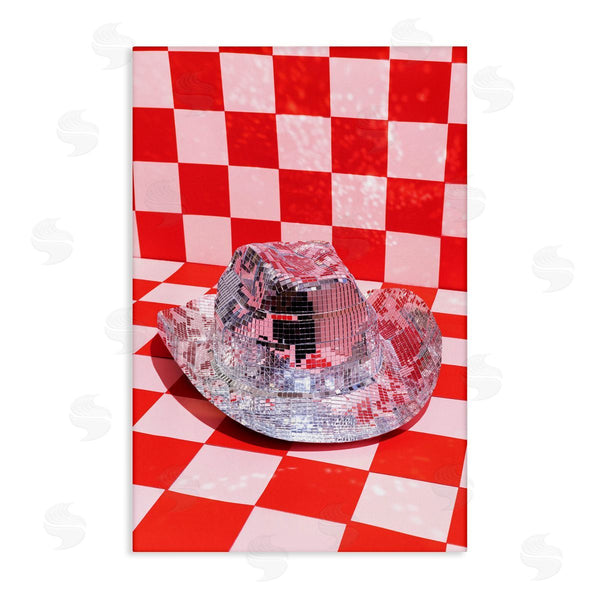 stupell industries LISH Creative | Disco Patterned Cowboy Hat