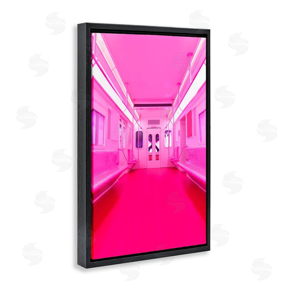 Stupell Industries LISH Creative | Futuristic Pink Tone Subway Wall Art