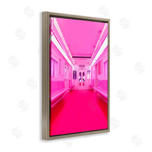 Stupell Industries LISH Creative | Futuristic Pink Tone Subway Wall Art