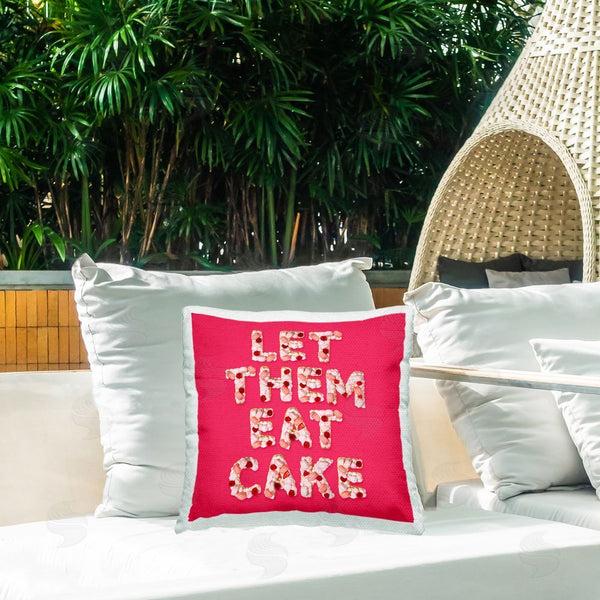 Stupell Industries LISH Creative | Let Them Eat Cake Printed Throw Pillow