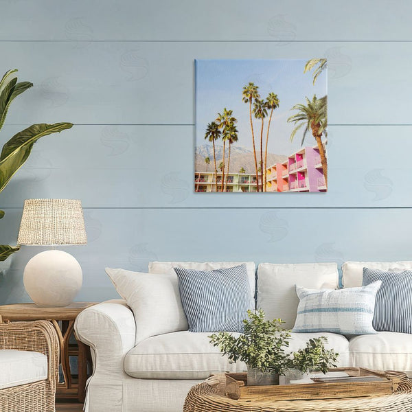 Stupell Industries LISH Creative | Looming Palms Over Resort Wall Art