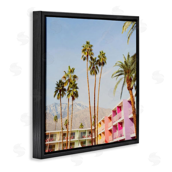 Stupell Industries LISH Creative | Looming Palms Over Resort Wall Art