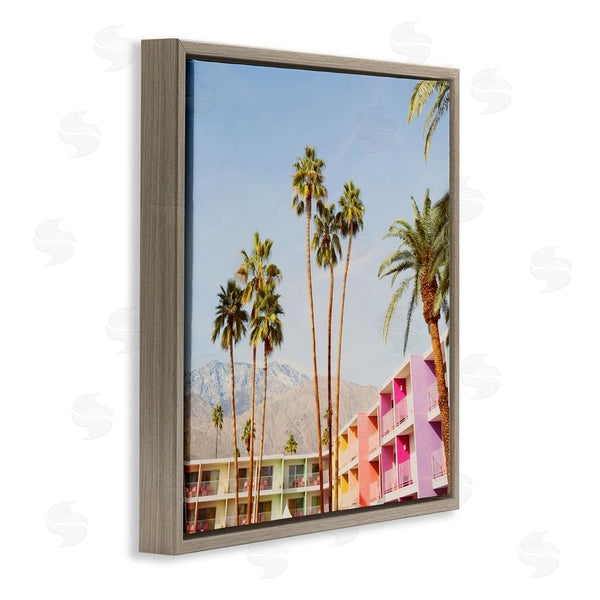 Stupell Industries LISH Creative | Looming Palms Over Resort Wall Art