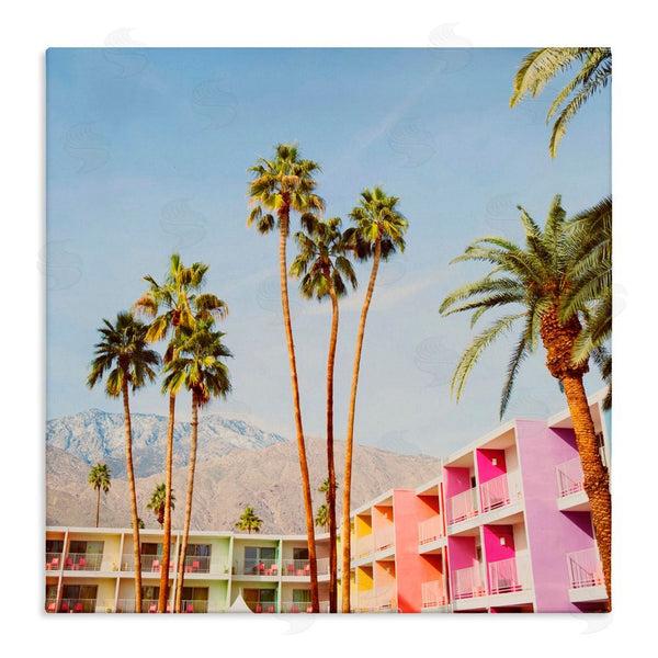 stupell industries LISH Creative | Looming Palms over Resort Wall Art