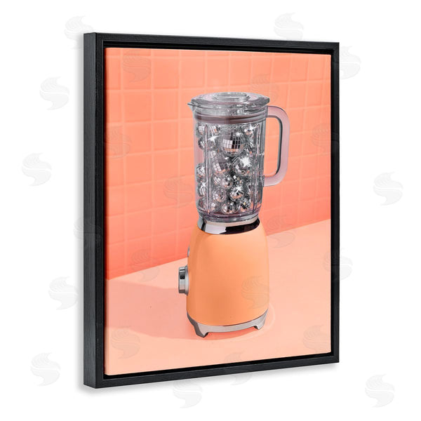 Stupell Industries LISH Creative | Orange Retro Disco Blender Wall Art