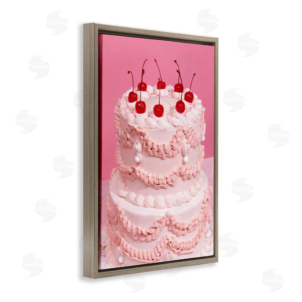 Stupell Industries LISH Creative | Pink Cherries Cake