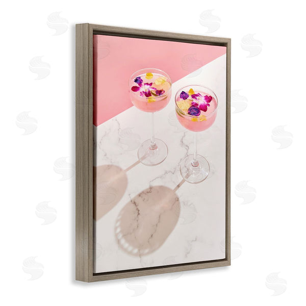 Stupell Industries LISH Creative | Pink Floral Cocktails