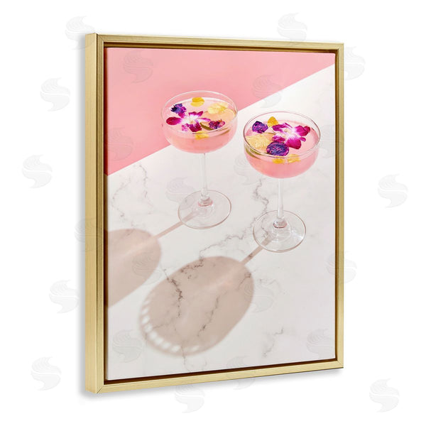 Stupell Industries LISH Creative | Pink Floral Cocktails