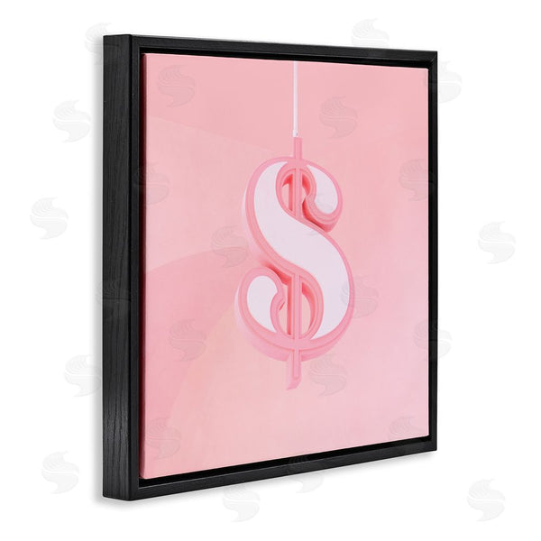 Stupell Industries LISH Creative | Pink Pastel Dollar Sign Wall Art