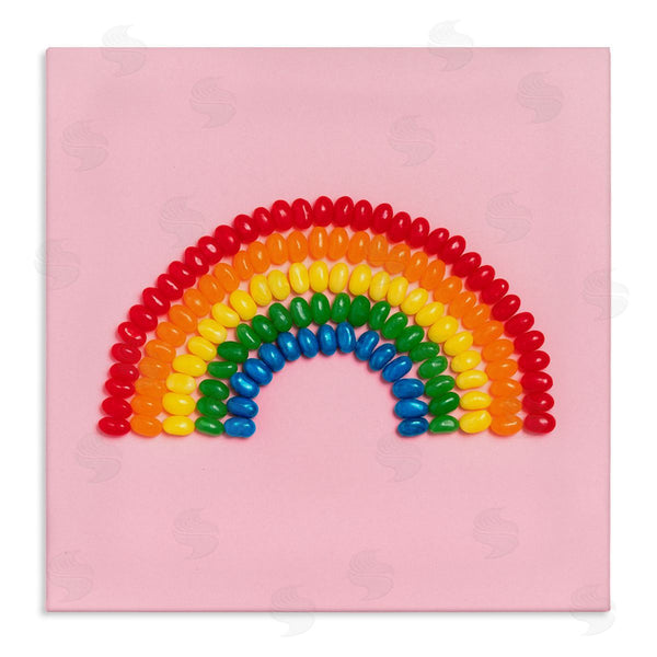 stupell industries LISH Creative | Rainbow Shaped Candies Wall Art