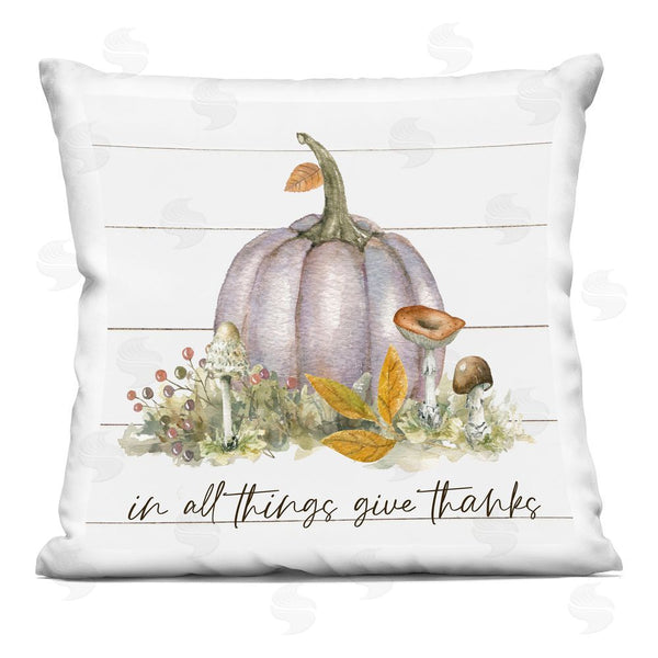 stupell industries Livi and Finn | All Things Give Thanks Printed Throw Pillow