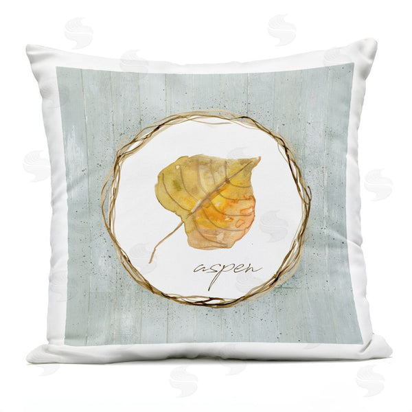 Stupell Industries Livi And Finn | Autumn Memories Aspen Leaf Printed Throw Pillow