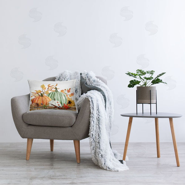 Stupell Industries Livi And Finn | Festive Fall Arrangement Printed Throw Pillow