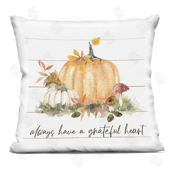 stupell industries Livi and Finn | Grateful Heart Woodland Harvest Printed Throw Pillow
