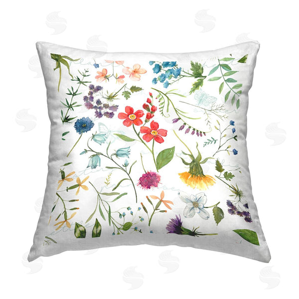 stupell industries Livi and Finn | Varied Botanicals Pattern Printed Throw Pillow