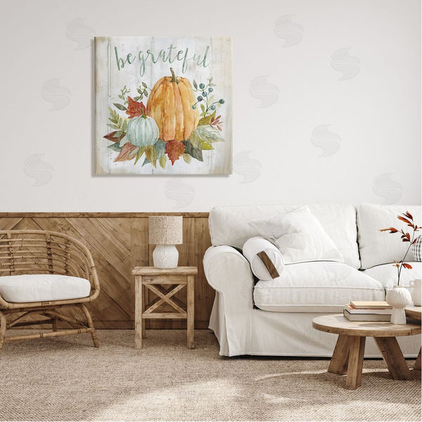 Stupell Industries Livi Finn | Be Grateful Autumnal Botanicals Wall Art