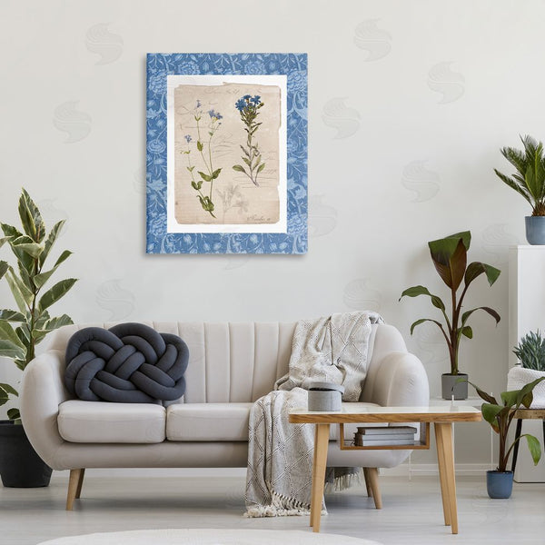 Stupell Industries Livi Finn | Blue Vintage Botanicals Wall Art