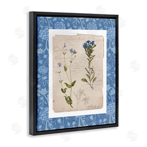 Stupell Industries Livi Finn | Blue Vintage Botanicals Wall Art