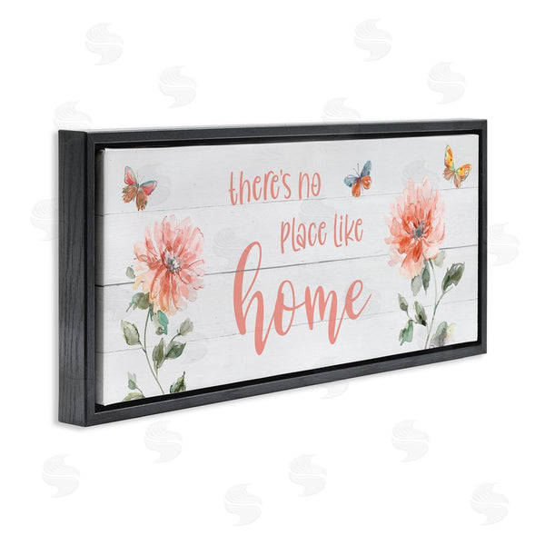 Stupell Industries Livi Finn | Floral Pink Home Phrase Wall Art