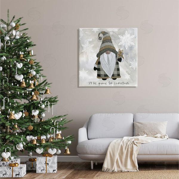 Stupell Industries Livi Finn | Gnome For Christmas Phrase Wall Art