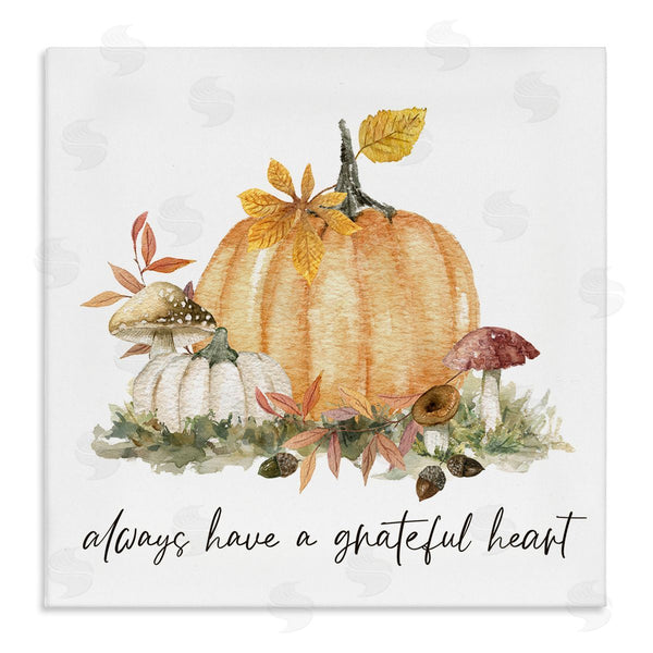 stupell industries Livi Finn | Grateful Heart Pumpkin