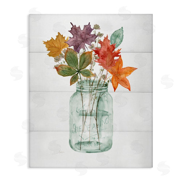 stupell industries Livi Finn | Harvest Home Leaves Wall Art