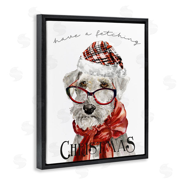 Stupell Industries Livi Finn | Have A Fetching Christmas Dog Wall Art