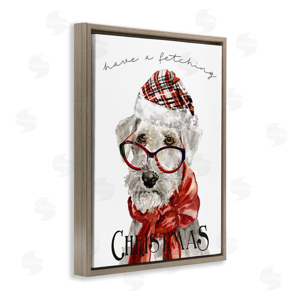Stupell Industries Livi Finn | Have A Fetching Christmas Dog Wall Art