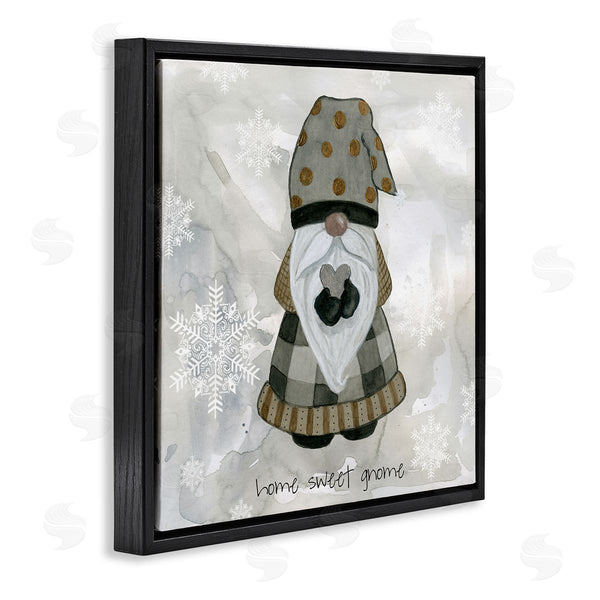 Stupell Industries Livi Finn | Home Sweet Gnome Winter Snowflakes Wall Art