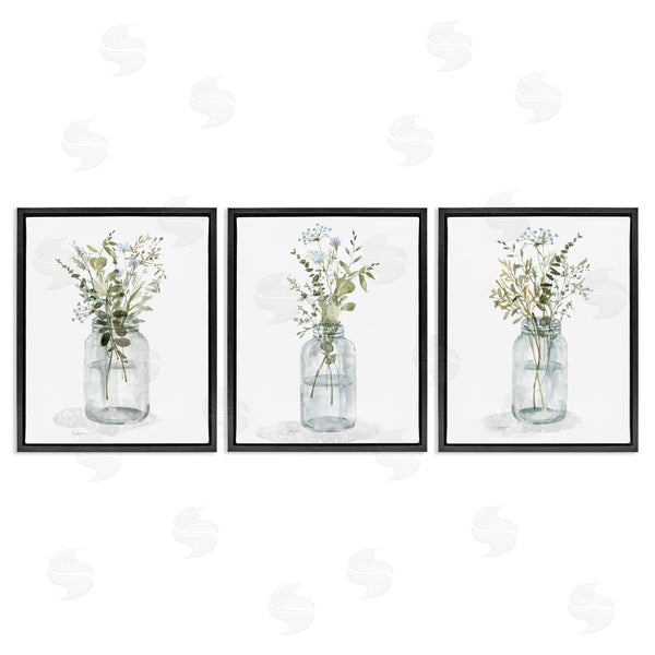 Stupell Industries Livi Finn | Jars Of Watercolor Style Flowers